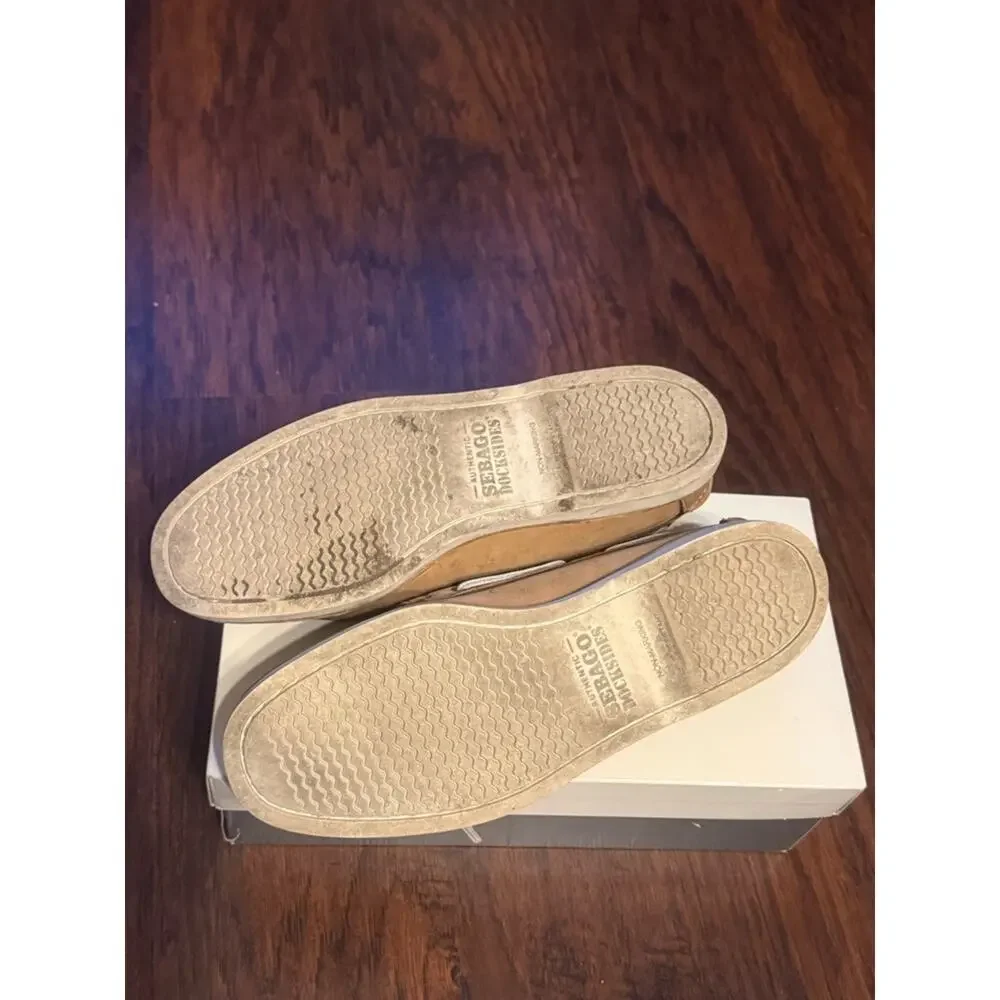 Sebago Men's Light Brown Suede Boat Shoes size 11.5